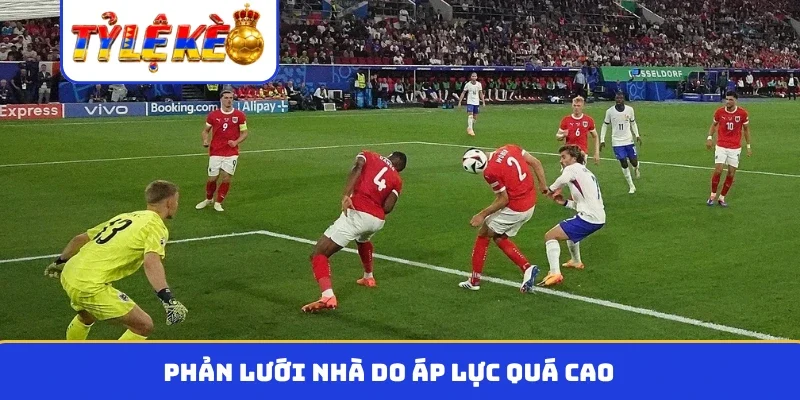 Phản lưới nhà do áp lực quá cao